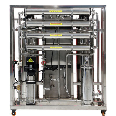 Reverse Osmosis Purified Water Treatment Machine Plant Desalination for Salt Water to Drinking Water PLC Core Components