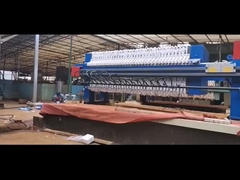 Filter Tekan Otomatis untuk Pengeringan Lumpur Baru untuk Sistem Pengolahan Lumpur Bangunan