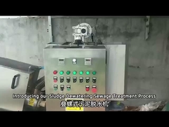 Proses Pengolahan Air Limbah Pengeringan Lumpur Multi-disc Screw Press Pemisah Padat Cair