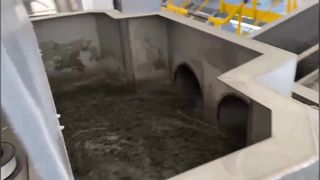 Mesin Dewatering Lumpur Screw Press